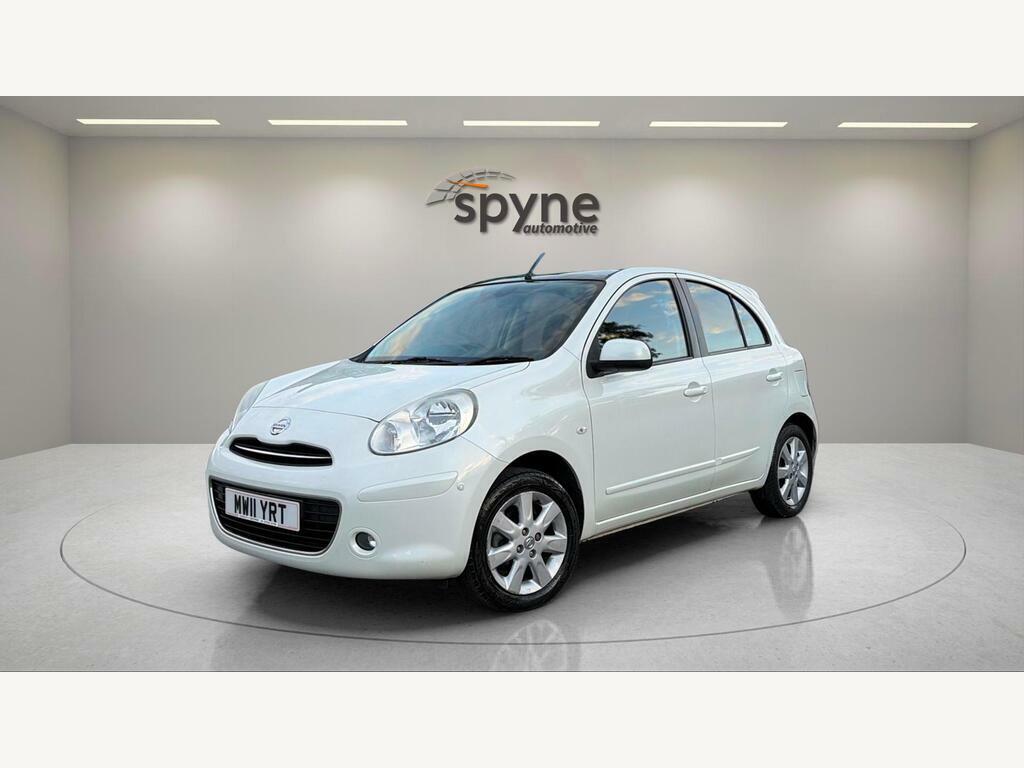 Nissan Micra 1.2 Dig-s Tekna Cvt Euro 5 S S White #3