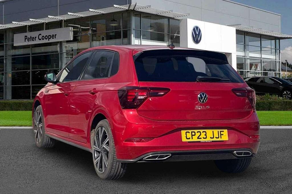 Volkswagen Polo 1.0 Tsi R-line Dsg Red #3