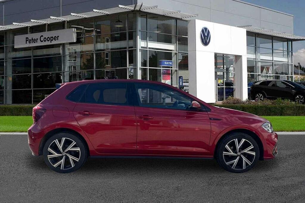 Volkswagen Polo 1.0 Tsi R-line Dsg Red #4