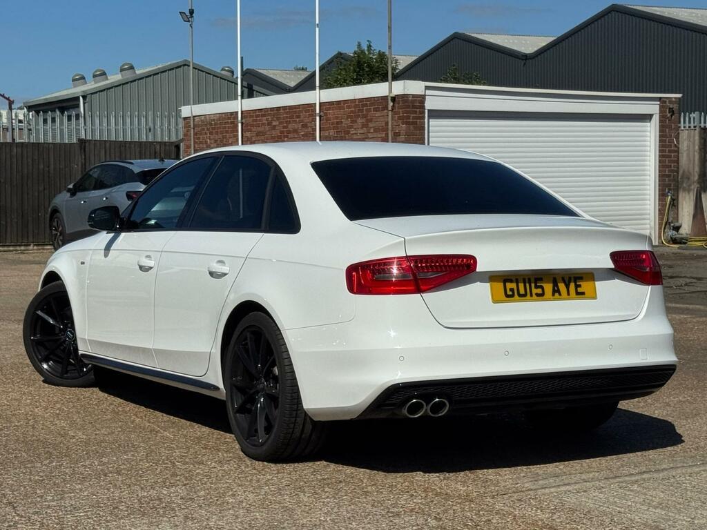 Audi A4 2.0 Tdi Black Edition Plus Euro 5 Ss White #2