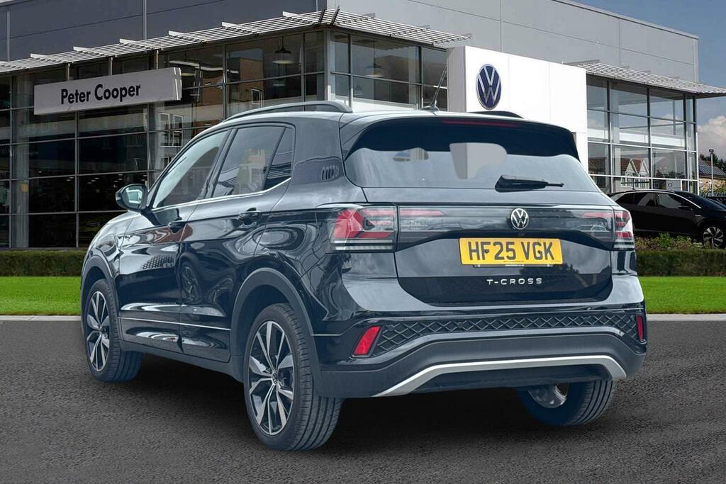 Volkswagen T-Cross 1.5 Tsi R-line Dsg Black #3