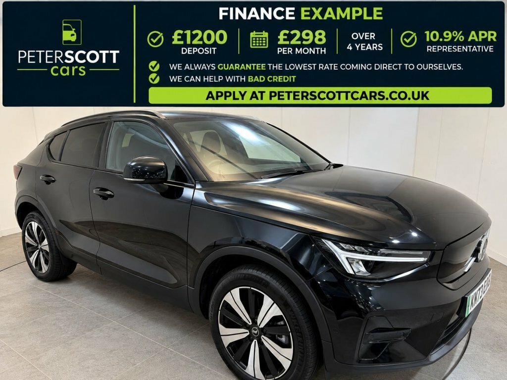 Volvo C40 Suv Black #3