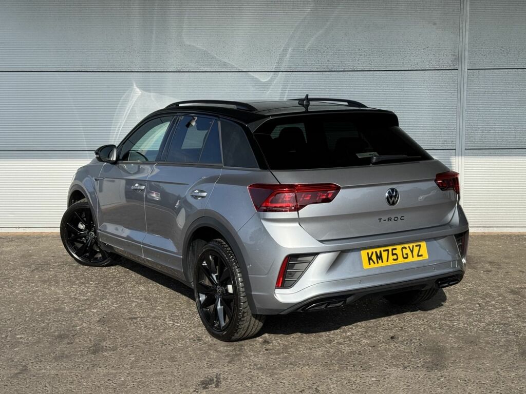 Volkswagen T-Roc 1.5 Tsi Black Edition Plus 150 Bhp Dsg Silver #5