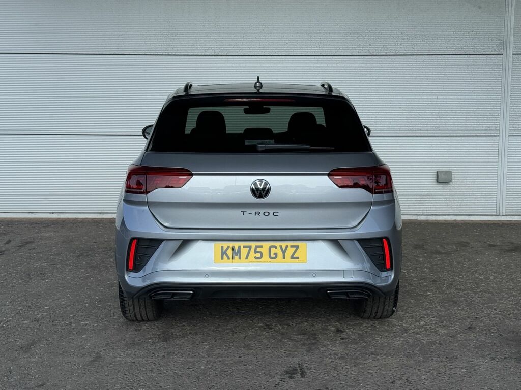 Volkswagen T-Roc 1.5 Tsi Black Edition Plus 150 Bhp Dsg Silver #4