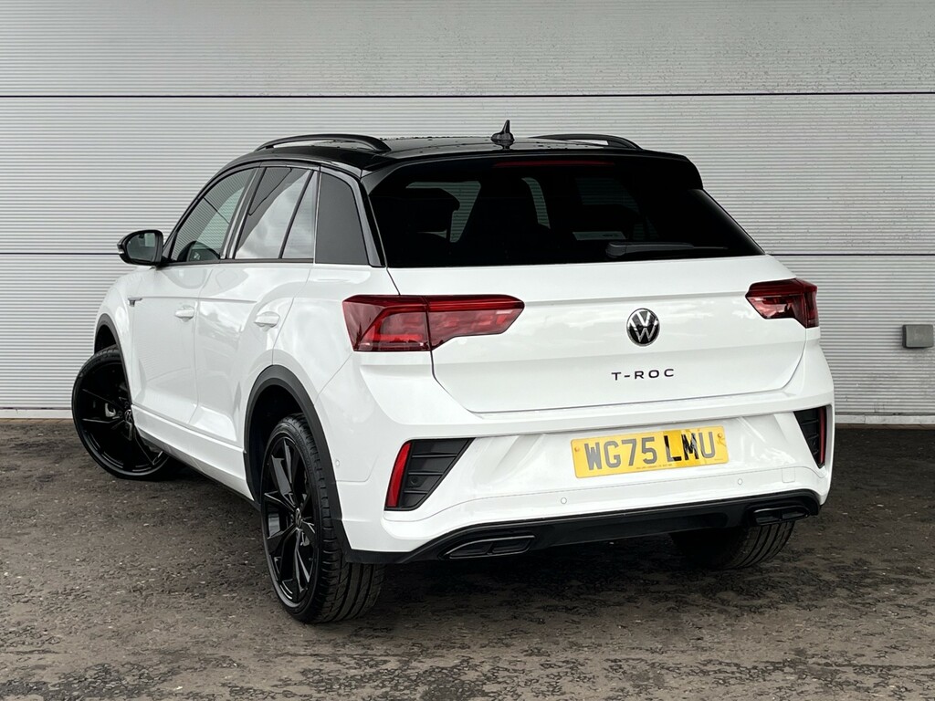 Volkswagen T-Roc 1.5 Tsi Black Edition Plus 150 Bhp Dsg White #5