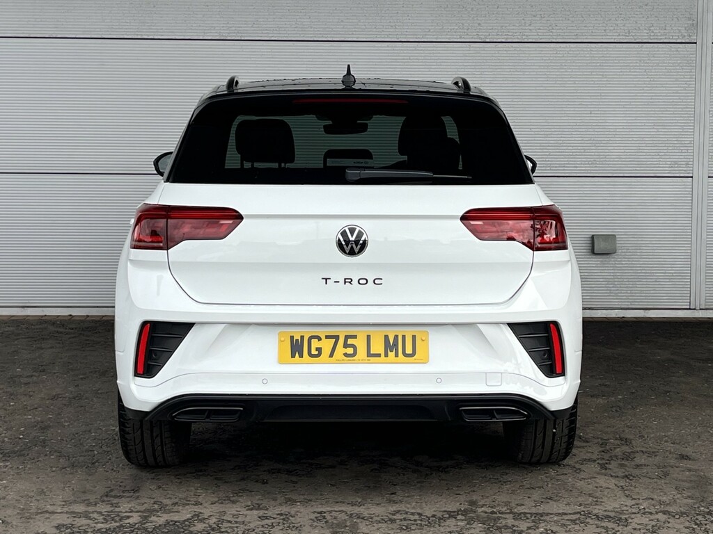 Volkswagen T-Roc 1.5 Tsi Black Edition Plus 150 Bhp Dsg White #4