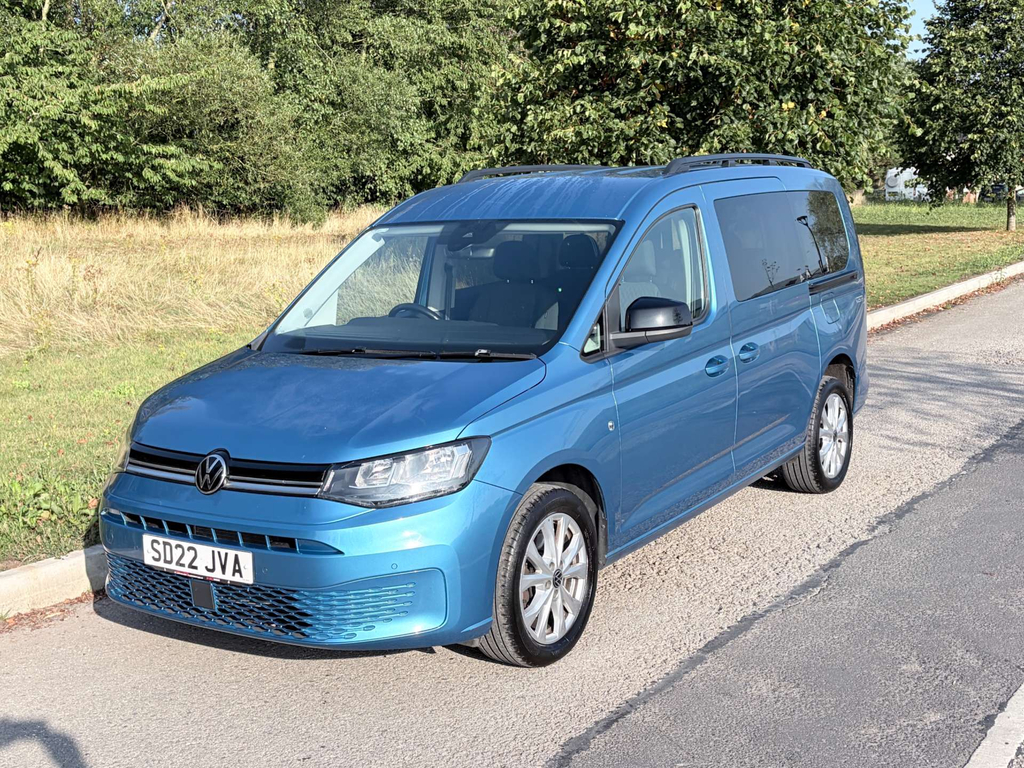 Volkswagen Caddy Maxi Life C20 New Shape Wheelchair Accessible Vehicle Wav Blue #3
