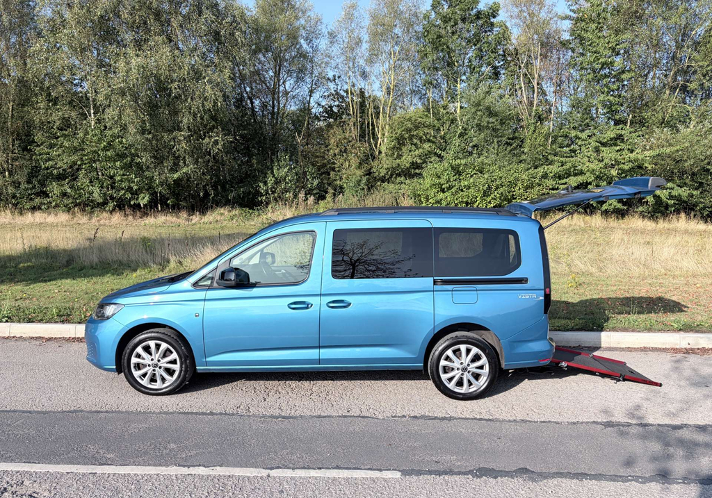 Volkswagen Caddy Maxi Life C20 New Shape Wheelchair Accessible Vehicle Wav Blue