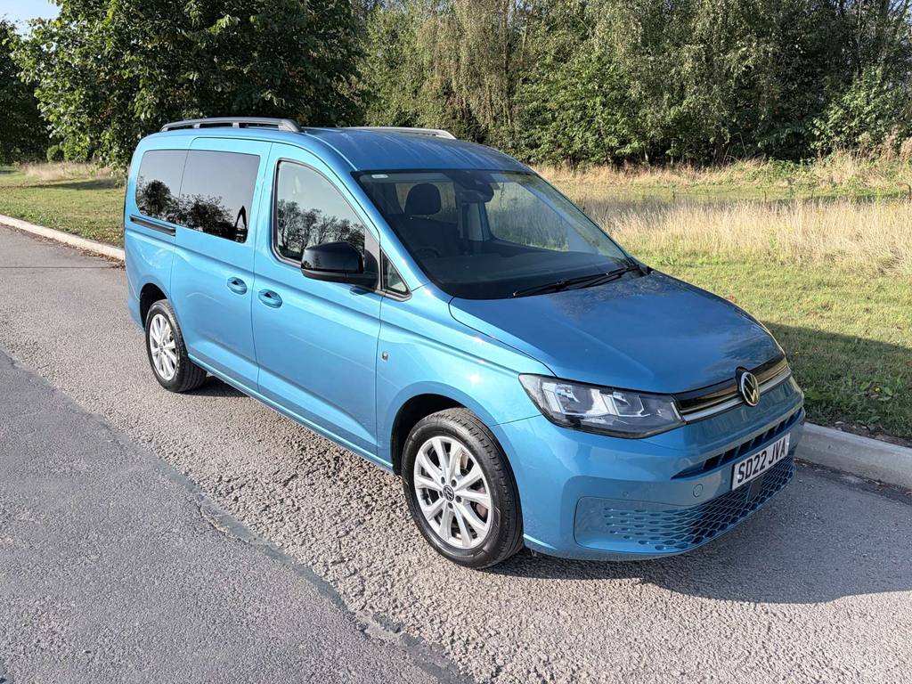 Volkswagen Caddy Maxi Life C20 New Shape Wheelchair Accessible Vehicle Wav Blue #2