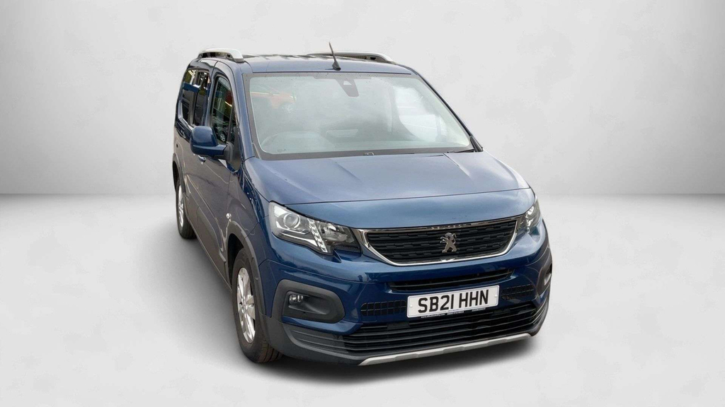 Peugeot Rifter Horizon Lwb XL 5 Seats Wheelchair Accessible Vehic Blue