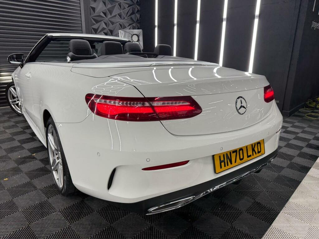 Mercedes-Benz E Class 2.0 E220d Amg Line Premium Cabriolet G-tronic E White #5