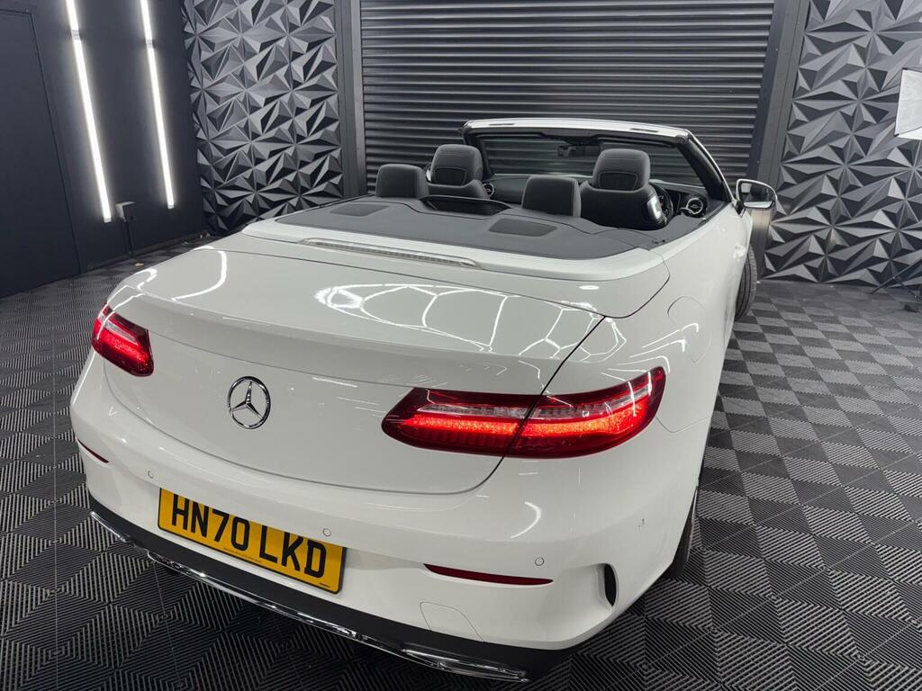 Mercedes-Benz E Class 2.0 E220d Amg Line Premium Cabriolet G-tronic E White #4