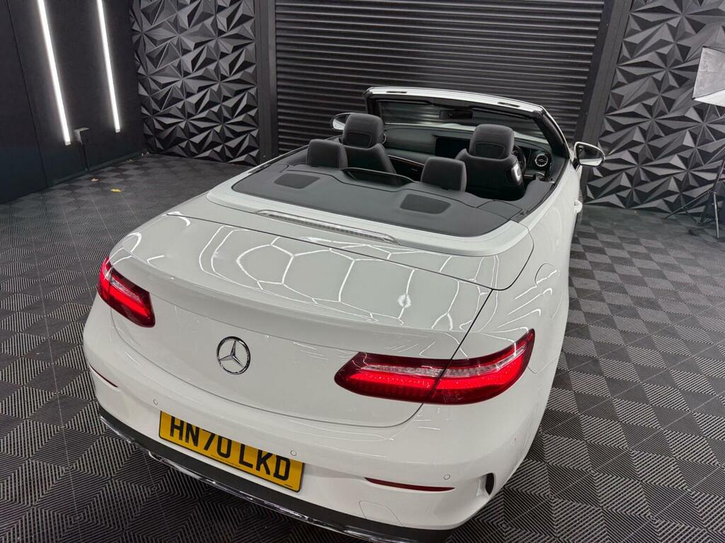 Mercedes-Benz E Class 2.0 E220d Amg Line Premium Cabriolet G-tronic E White #6