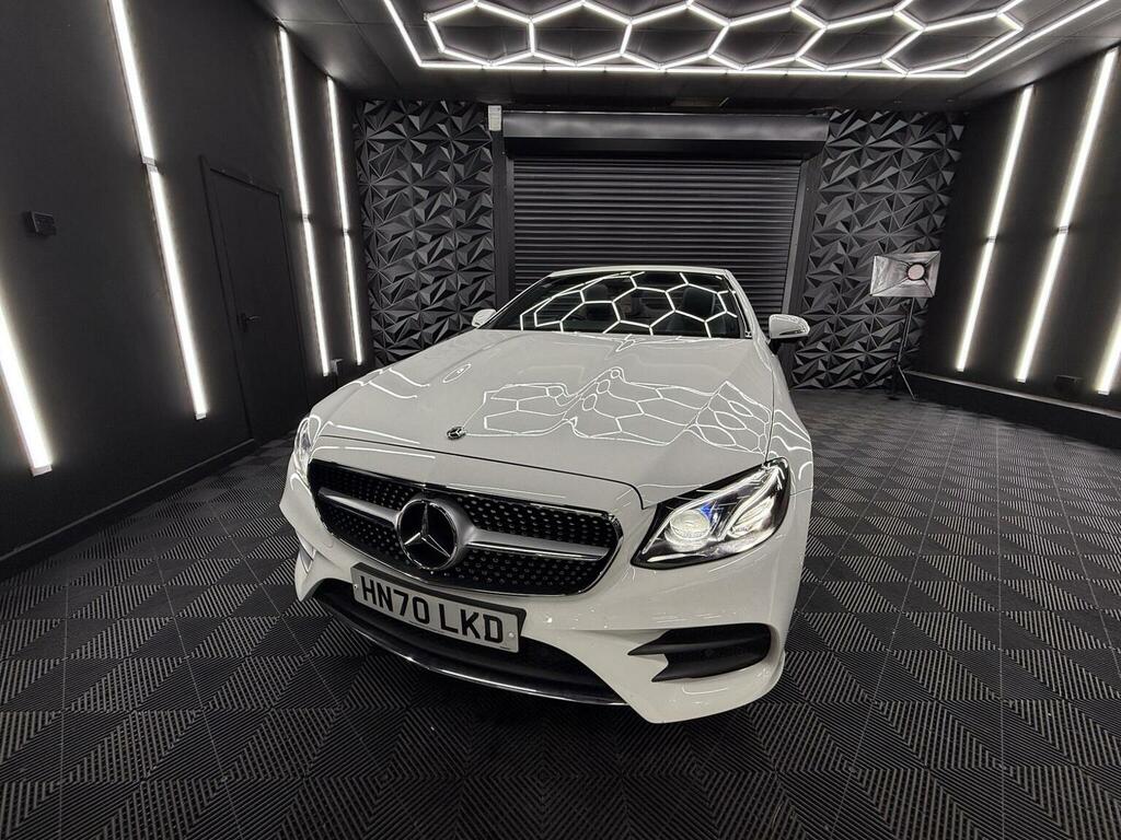 Mercedes-Benz E Class 2.0 E220d Amg Line Premium Cabriolet G-tronic E White #3