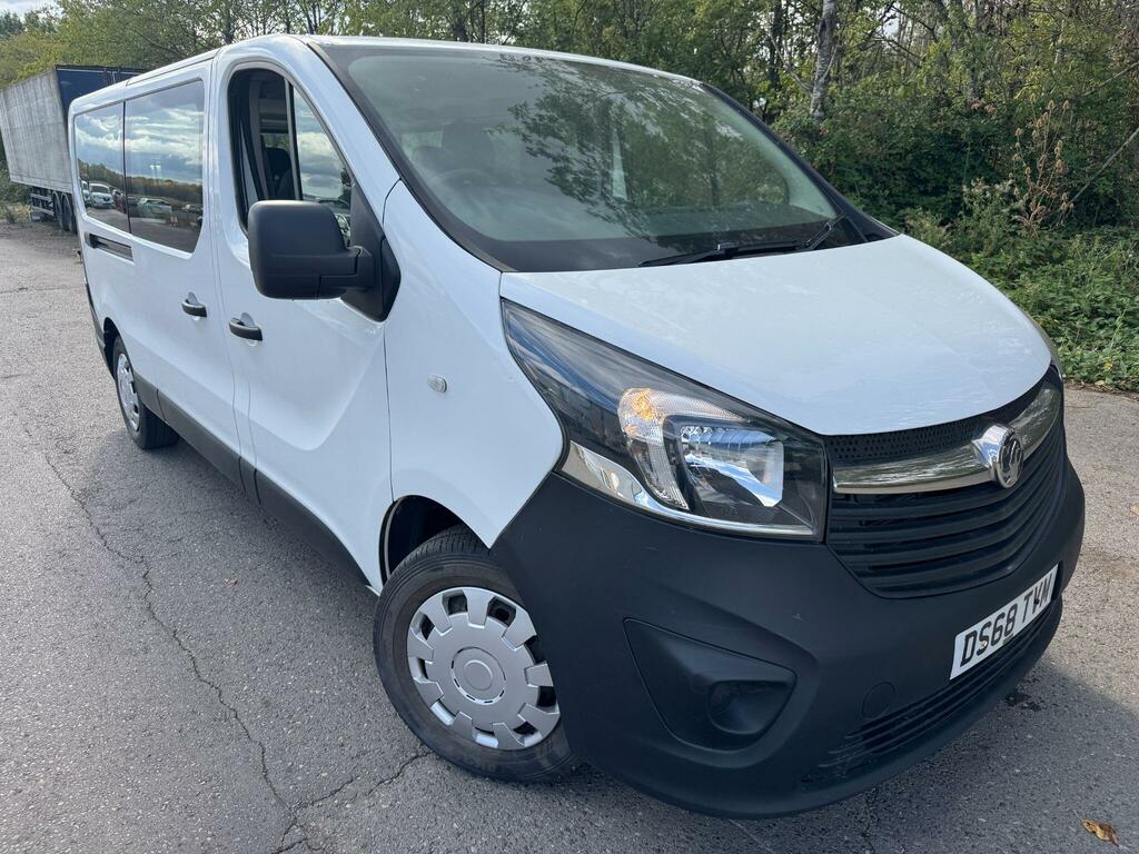 Vauxhall Vivaro 1.6 Cdti 2900 L2 H1 Euro 6 Ss 9 Seat White