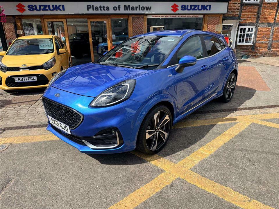 Ford Puma St Line Vignale 1.0I 125Ps EK21GJO Blue #2