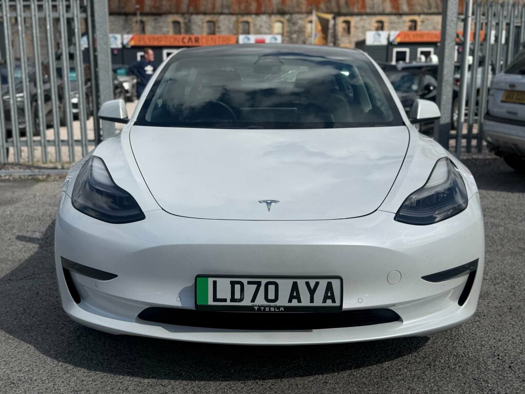 Tesla Model 3 Model 3 Long Range Awd 4Wd White #2