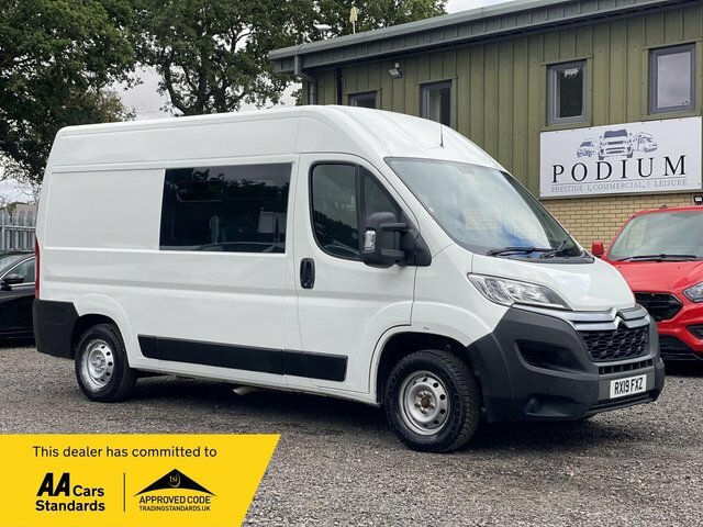 Citroen Relay 2.0 Bluehdi 35 Enterprise Ready To Run Crew Van White