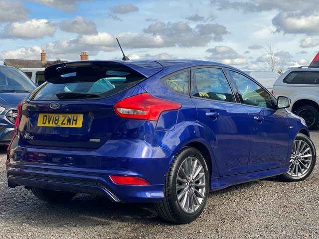 Ford Focus 1.0T Ecoboost St-line Euro 6 S S Blue #4
