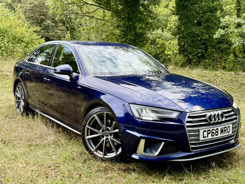 Audi A4 Saloon 2.0 Tdi 40S Line Quattro1owner 38K-ulez-a Blue