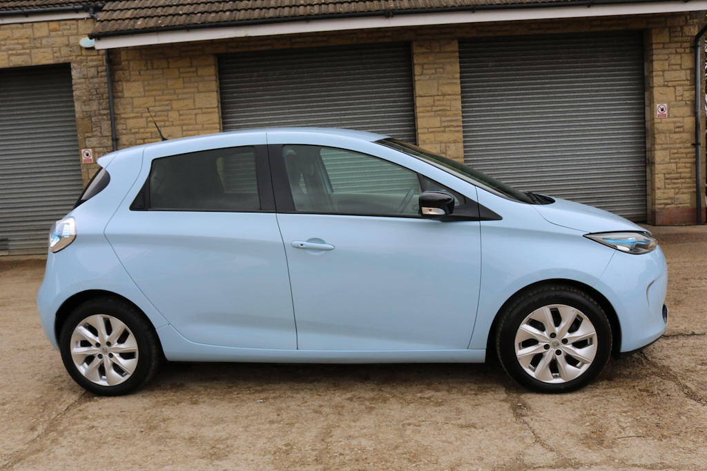 Renault Zoe 22Kwh Dynamique Nav Battery Lease Blue #4