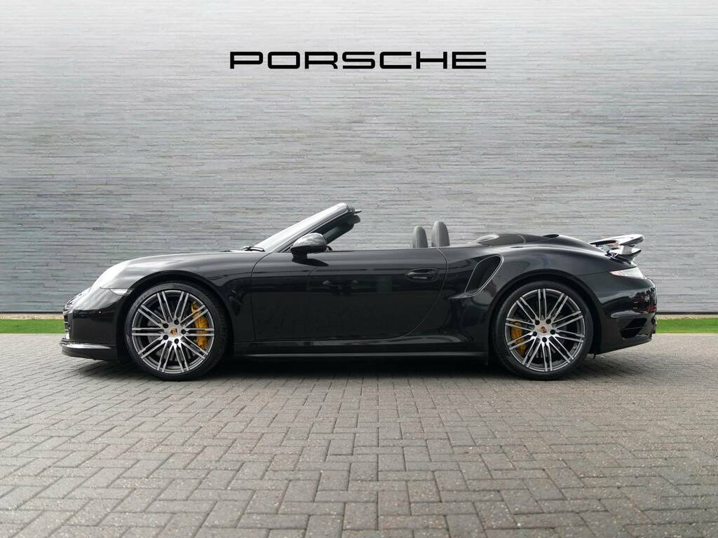 Porsche 911 Turbo S Cabriolet Black #3