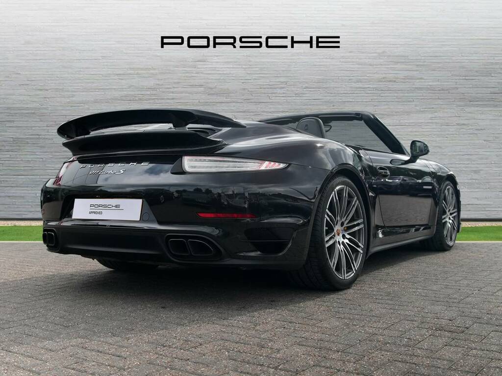 Porsche 911 Turbo S Cabriolet Black #2