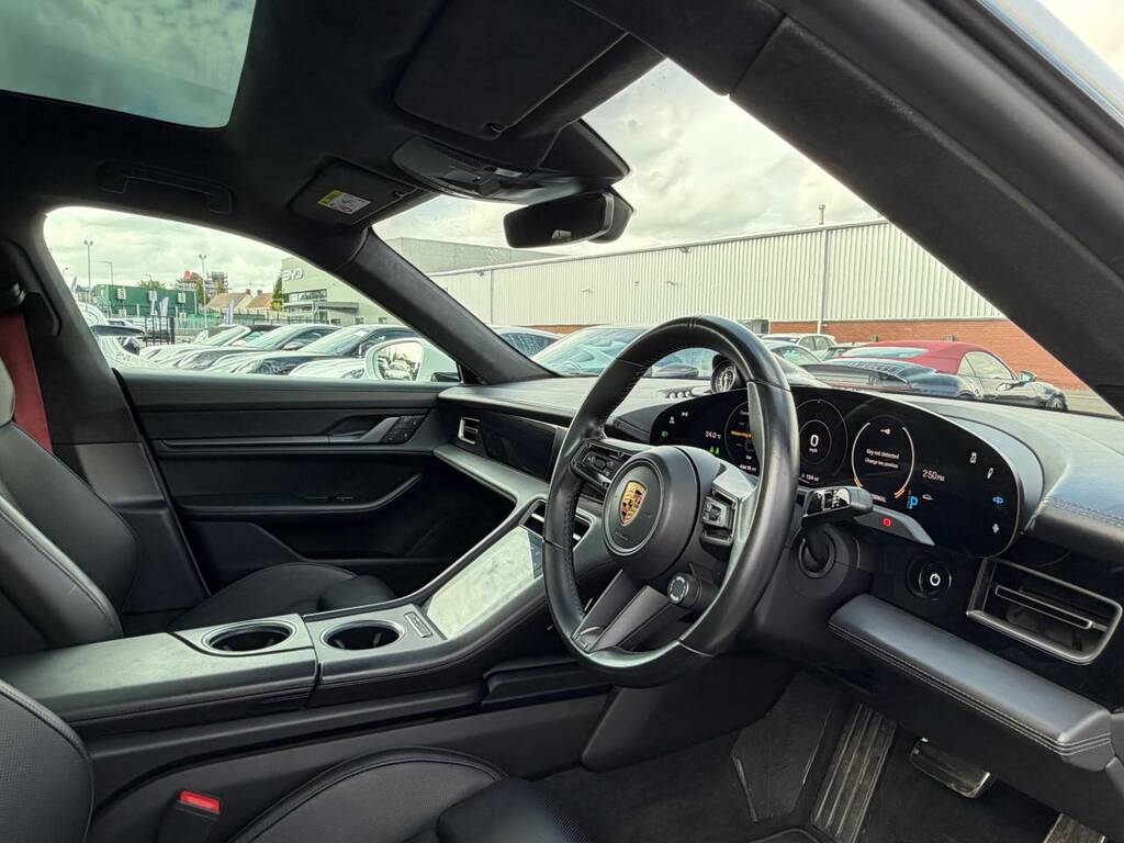 Porsche Taycan Turbo  White #4