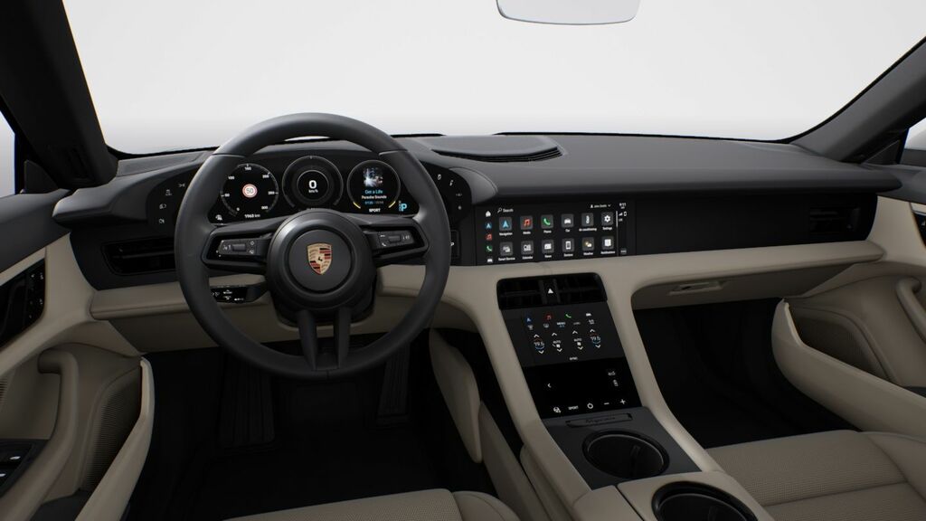Porsche Taycan Saloon Black #7