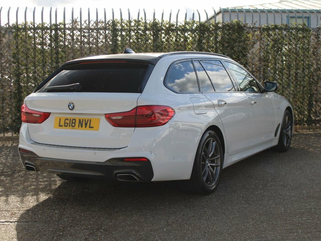 BMW 5 Series 2L M Sport White #4