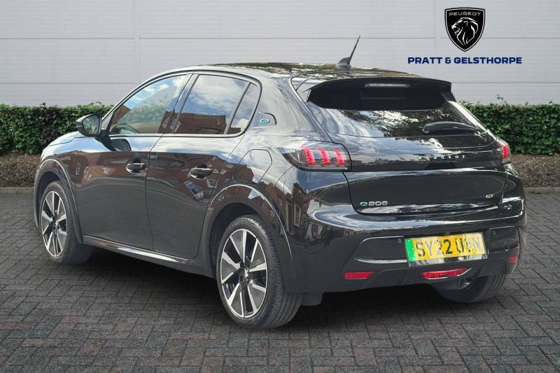 Peugeot e-208 100Kw Gt Premium 50Kwh Black #3