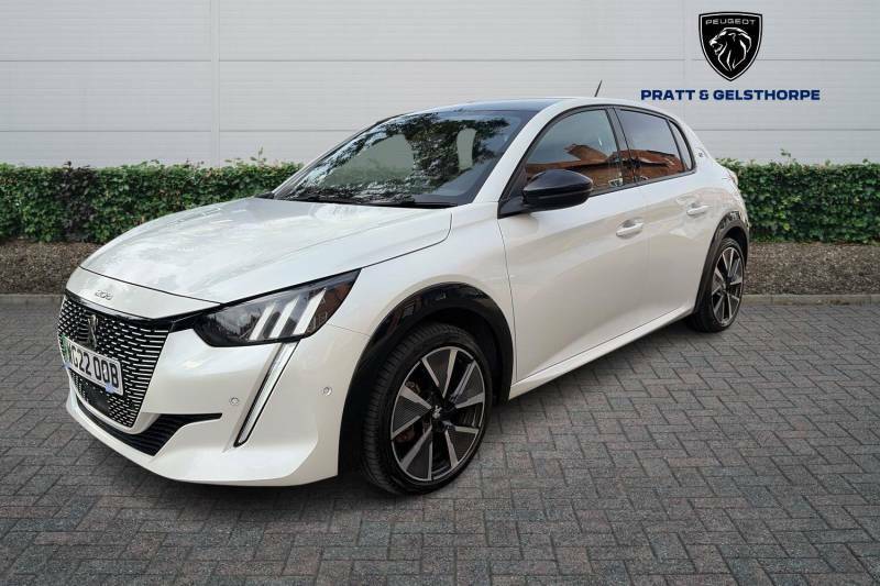 Peugeot e-208 100Kw Gt Premium 50Kwh White #6