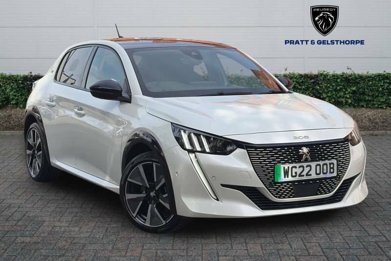 Peugeot e-208 100Kw Gt Premium 50Kwh White