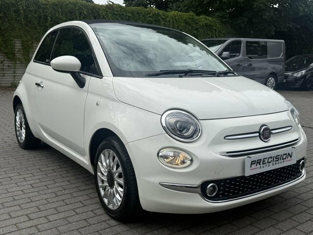 Fiat 500C 1.2 69Hp Lounge Convertible White #3