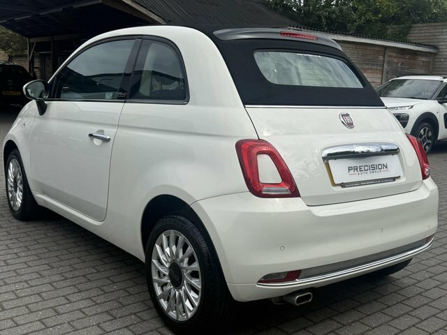 Fiat 500C 1.2 69Hp Lounge Convertible White #6