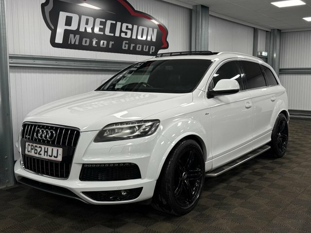 Audi Q7 Tdi V6 S Line CP62HJJ White #4