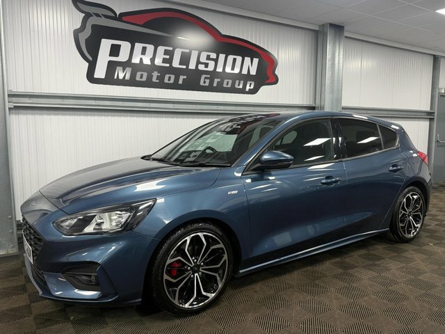 Ford Focus Ecoboost St-line X Euro PO68RDV Blue #4