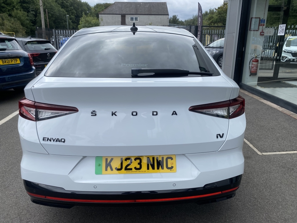 Skoda ENYAQ IV Vrs KJ23NWC White #5