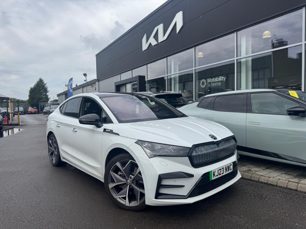 Skoda ENYAQ IV Vrs White