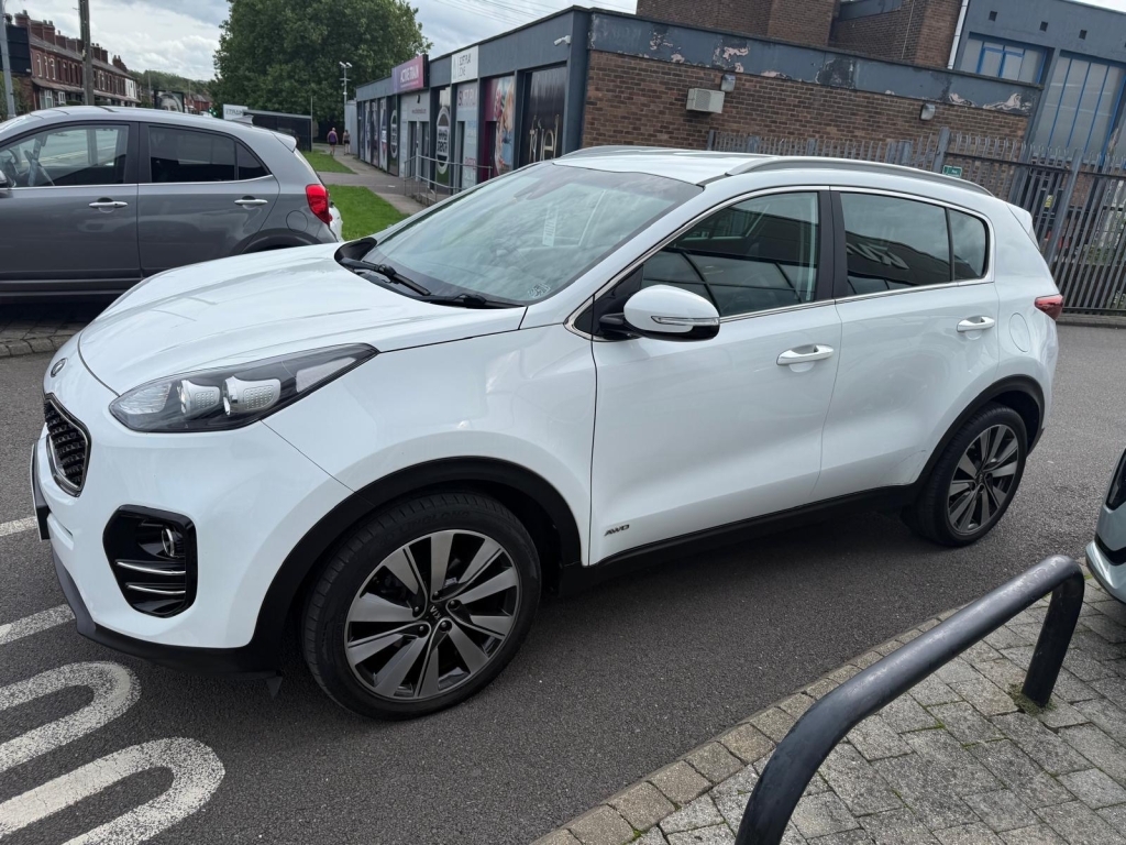 Kia Sportage 2.0 Crdi Kx-3 White #5