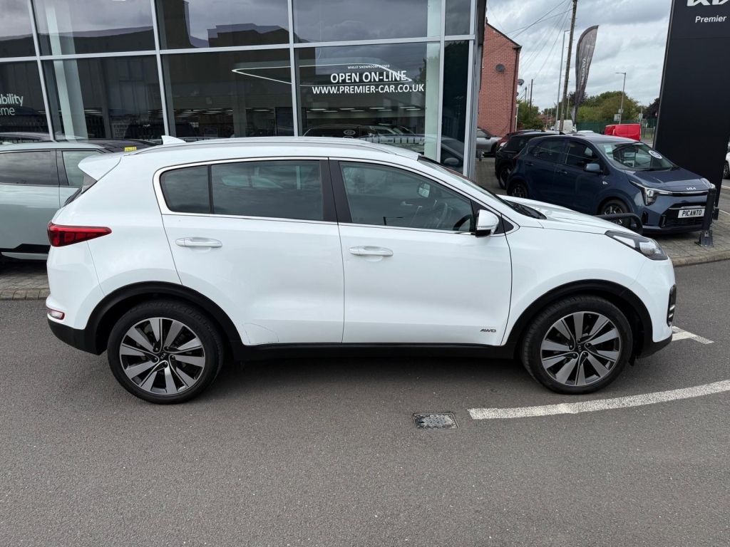 Kia Sportage 2.0 Crdi Kx-3 White #4