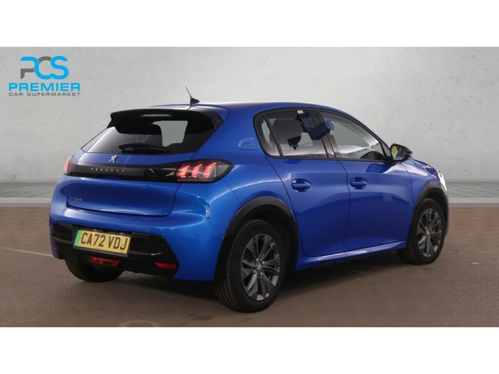 Peugeot e-208 Allure Premium Blue #3