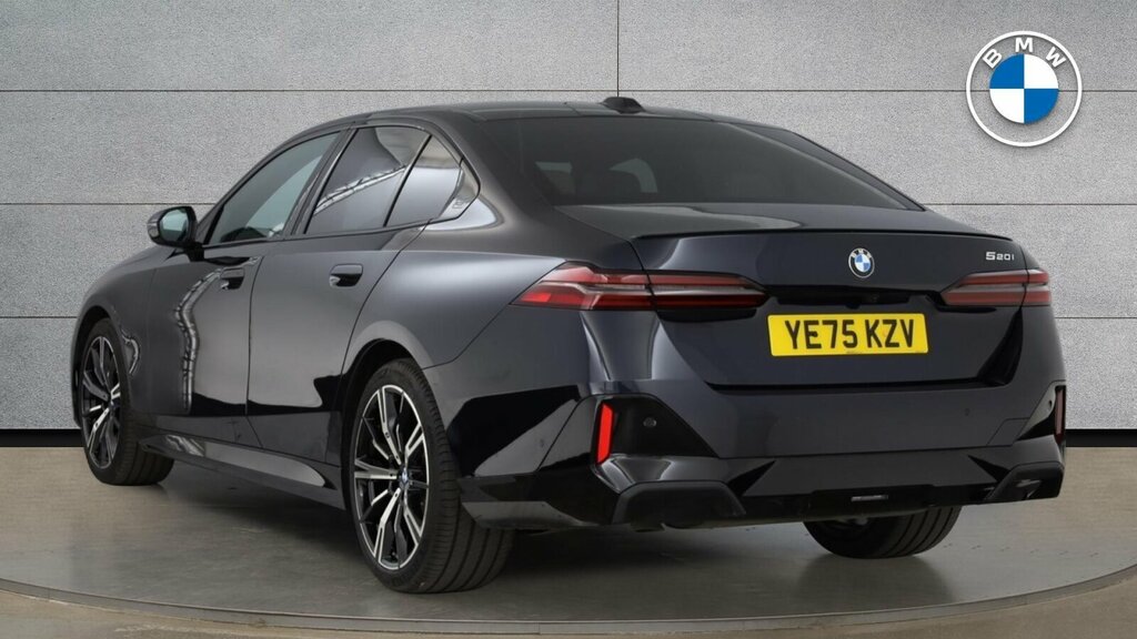 BMW 5 Series 520I M Sport Pro Saloon Black #2