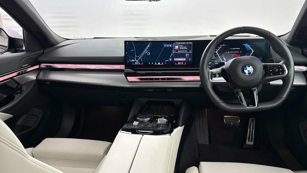 BMW 5 Series 520I M Sport Pro Saloon Black #4