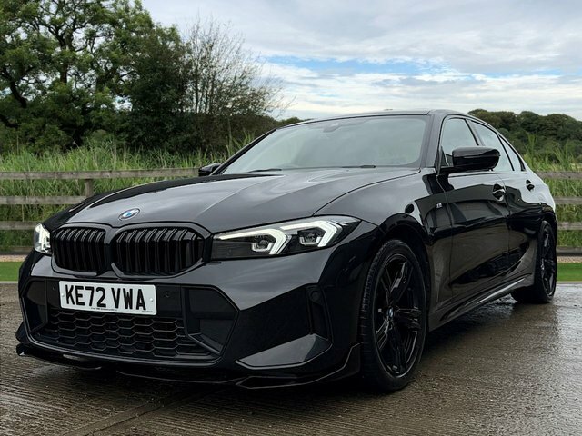 BMW 3 Series 320I M Sport Saloon Black #3