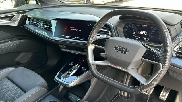 Audi Q4 E Tron Black Edition Sportback Silver #6