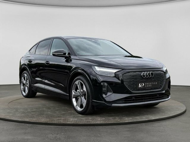 Audi Q4 E Tron Black Edition Sportback Silver