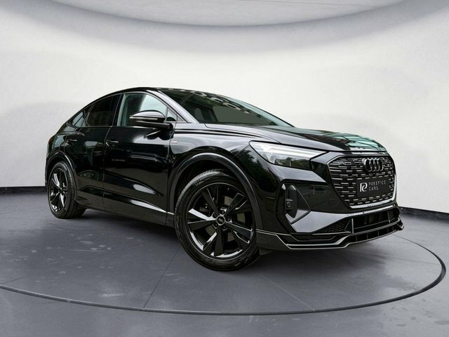 Audi Q4 E Tron S Line Sportback Black
