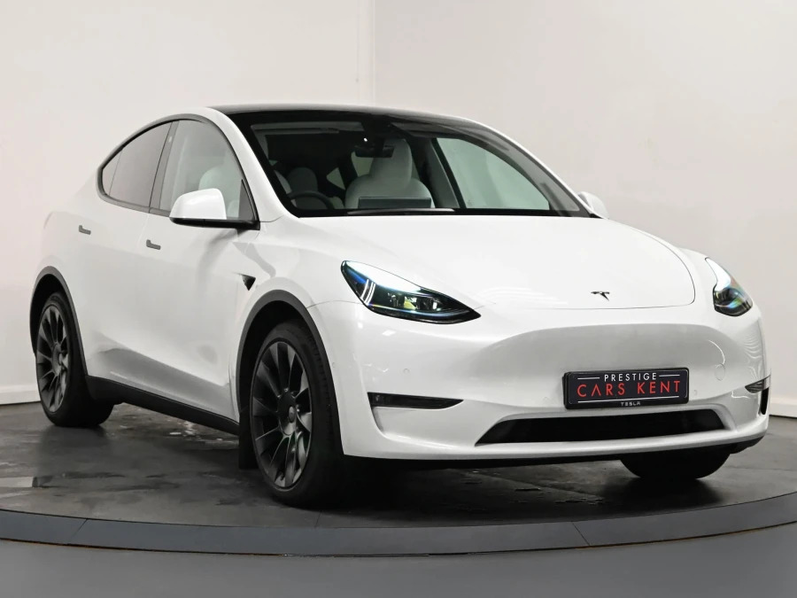 Tesla Model Y Dual Motor Long Range Suv 4Wde White