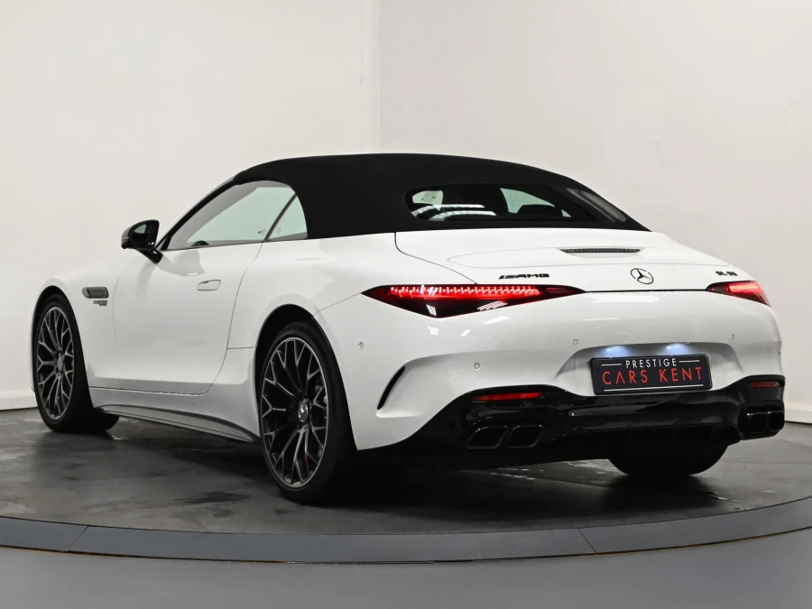Mercedes-Benz SL Class 4.0 Sl55 V8 Biturbo Amg Premium Plus Convertible White #3